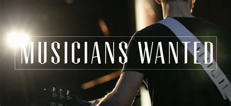 Musicians wanted. Things To Know About Musicians wanted. 